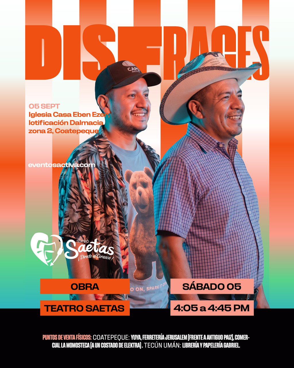 EVENTO DISFRACES | CONFERENCIAS